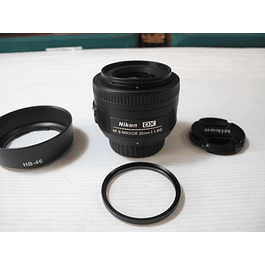  Nikon 35mm 1.8G com filtro estado TOP conforme fotos - vale o valor