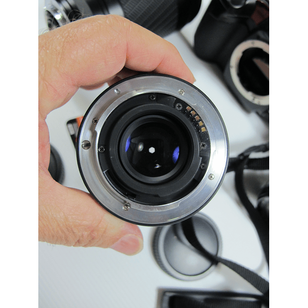 Máquina Rolo Yashica 230 AF Super+lente 50mm 1.8 - Com auto focus - Ver descrição