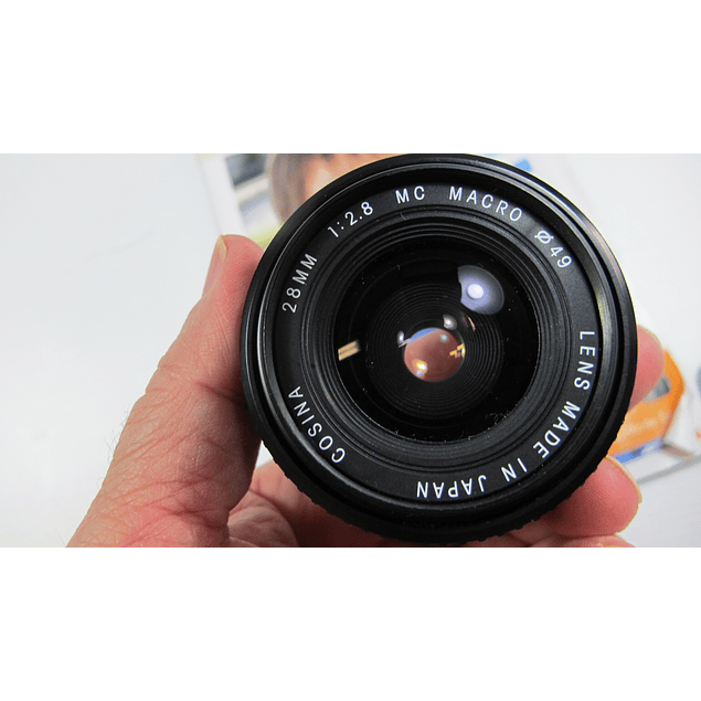 Canon Cosina 28mm 2.8 MC Macro - Para qualquer máquina com adaptador 
