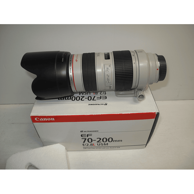 Canon 70-200mm 2.8 L GARANTIA igual a nova conforme se pode ver fotos