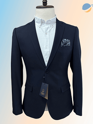 Blazer Masculino Slim Fit Premium - Azul Marinho