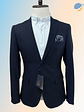 Blazer Masculino Slim Fit Premium - Azul Marinho - Thumbnail 1