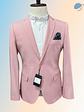 Blazer Masculino Slim Fit Premium - Rosa Claro - Thumbnail 1