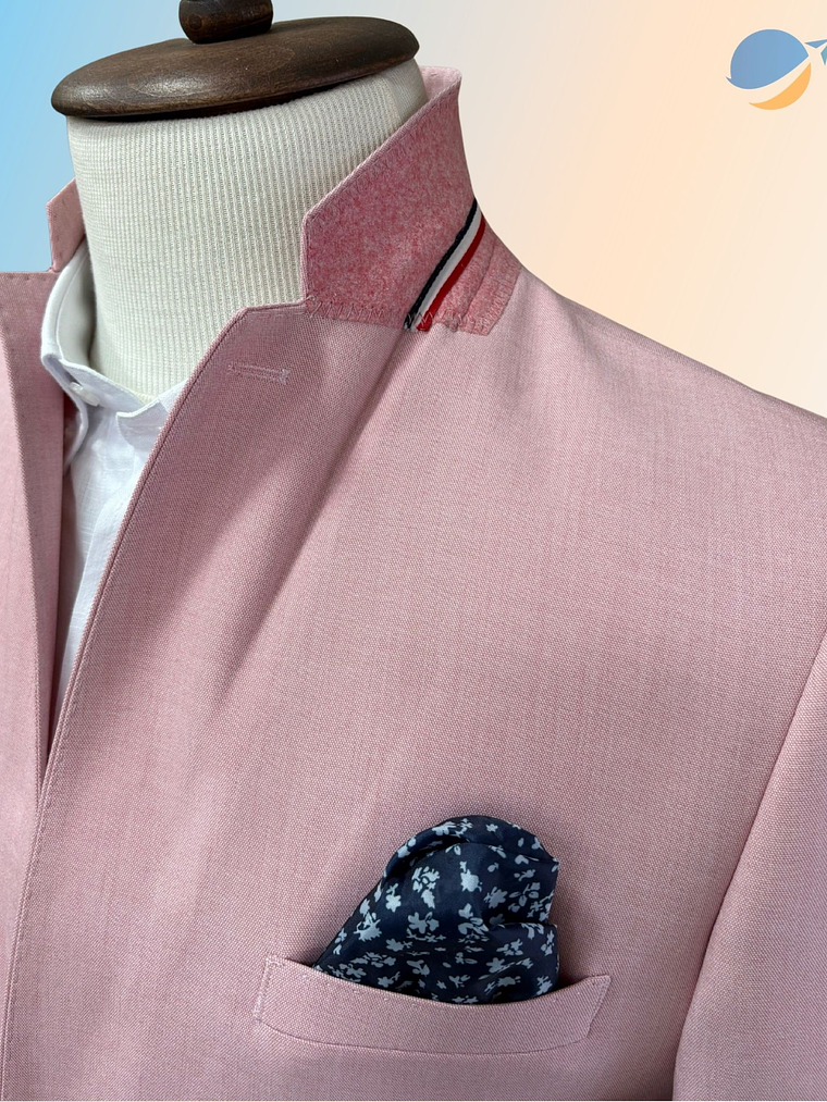 Blazer Masculino Slim Fit Premium - Rosa Claro 2