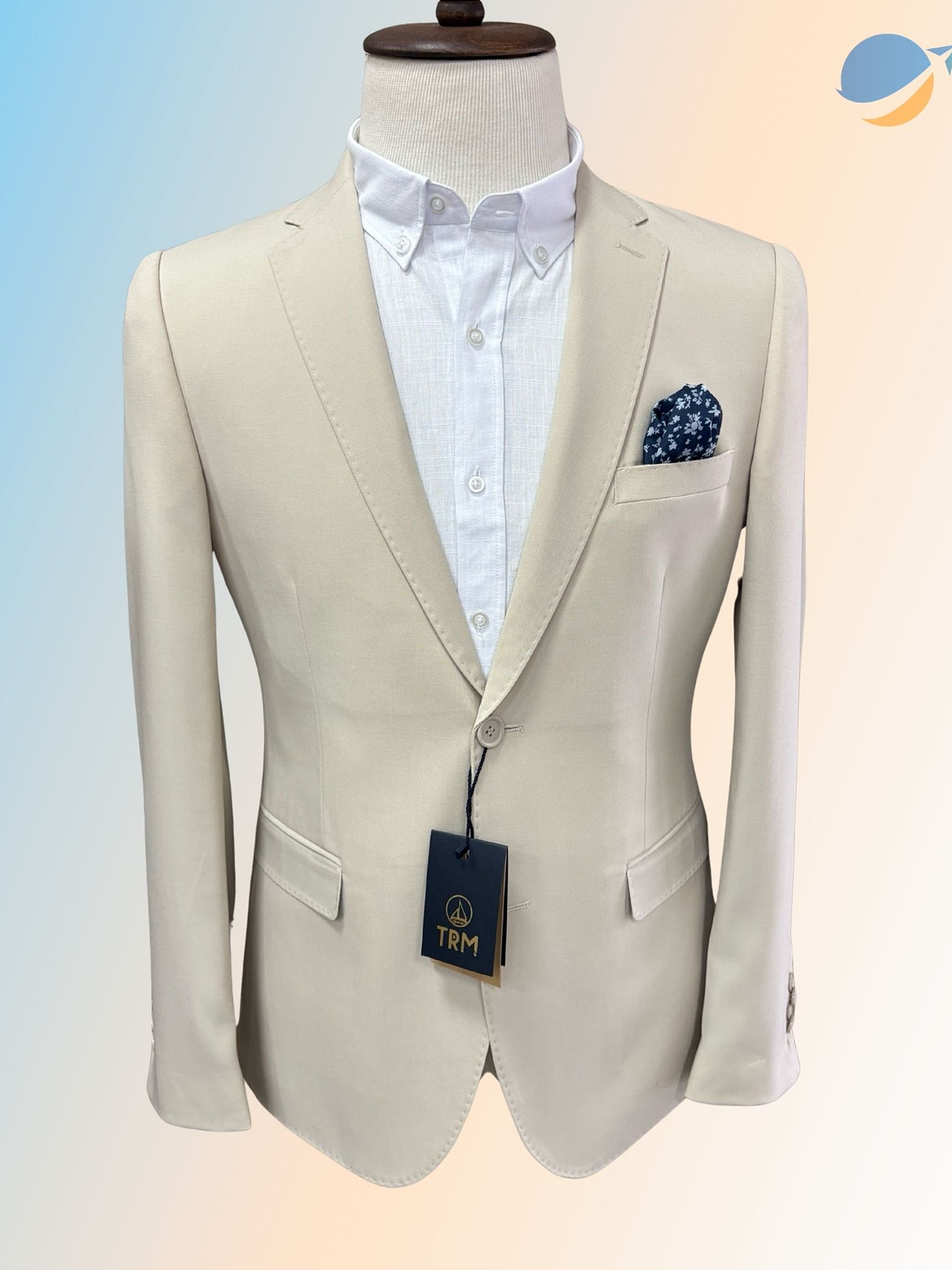 Blazer Masculino Slim Fit Premium - Bege Areia 1
