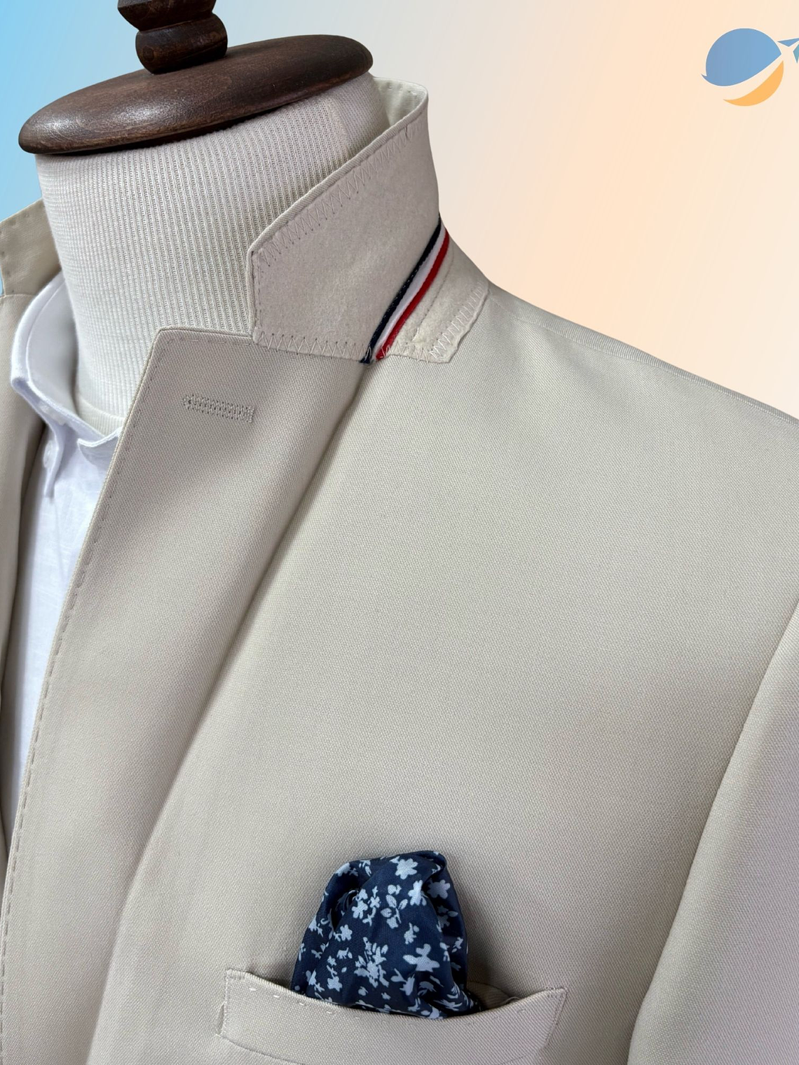 Blazer Masculino Slim Fit Premium - Bege Areia 2