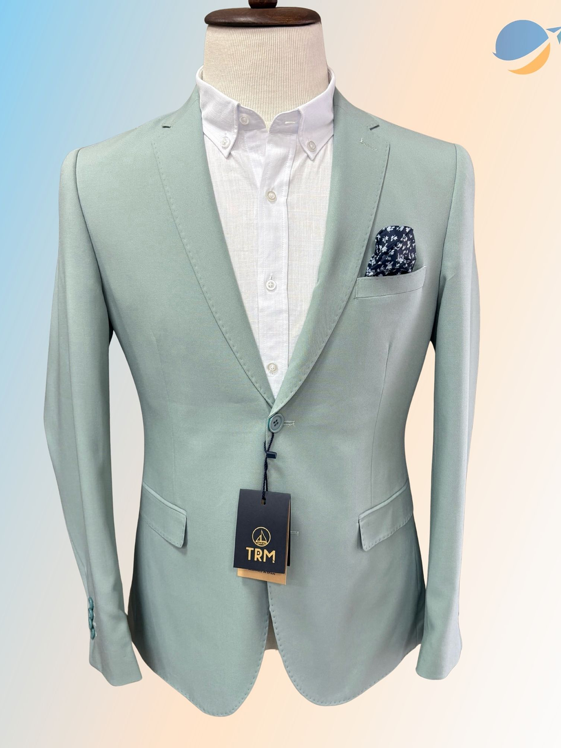 Blazer Masculino Slim Fit Premium - Verde Menta 1