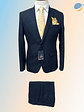 Conjunto Terno Masculino Slim Fit Tradicional - Azul Marinho - Thumbnail 1
