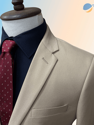 Conjunto Terno Masculino Slim Fit Tradicional - Areia