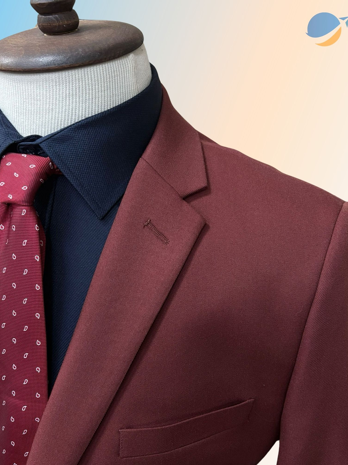 Conjunto Terno Masculino Slim Fit - Vinho Marsala 2