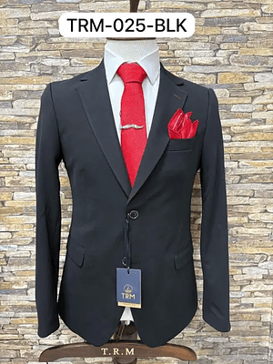 Terno Slim Fit Preto