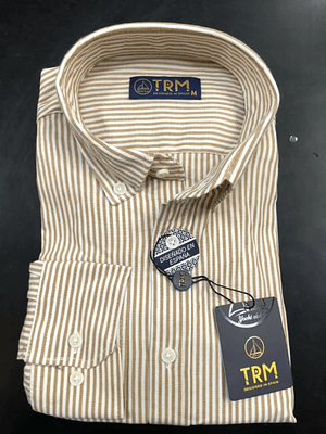 Camisa Listrada Mostaza