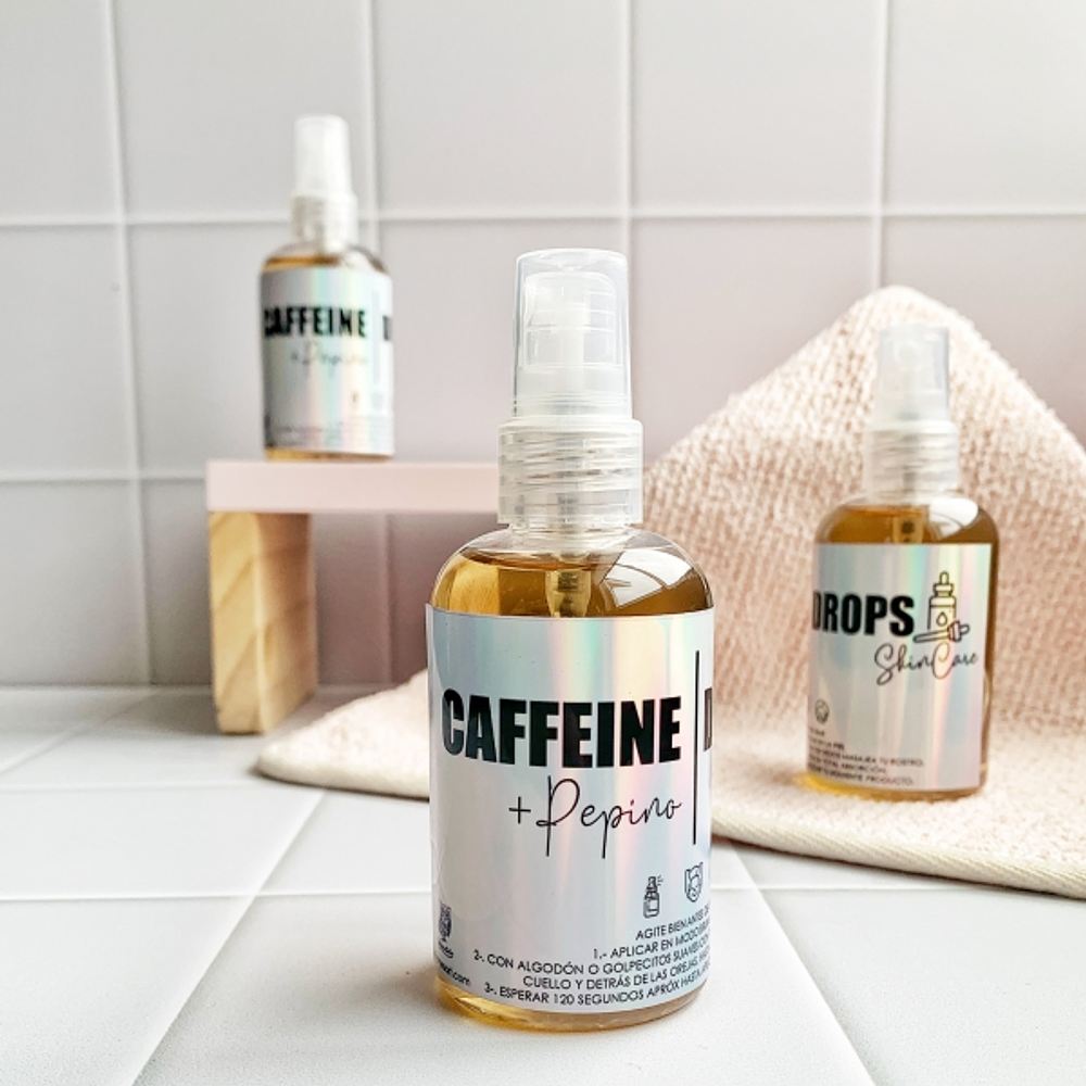 Tónico CAFFEINE + PEPINO – Drops Skin Care