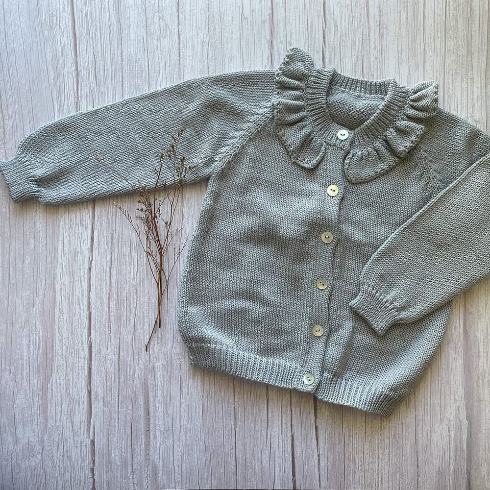 Chaleco Vuelos Algodón Gris