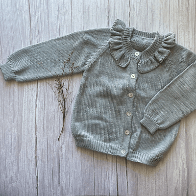 Chaleco Vuelos Algodón Gris