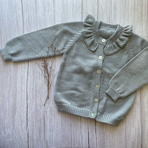 Chaleco Vuelos Algodón Gris