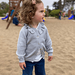 Chaleco Vuelos Algodón Gris