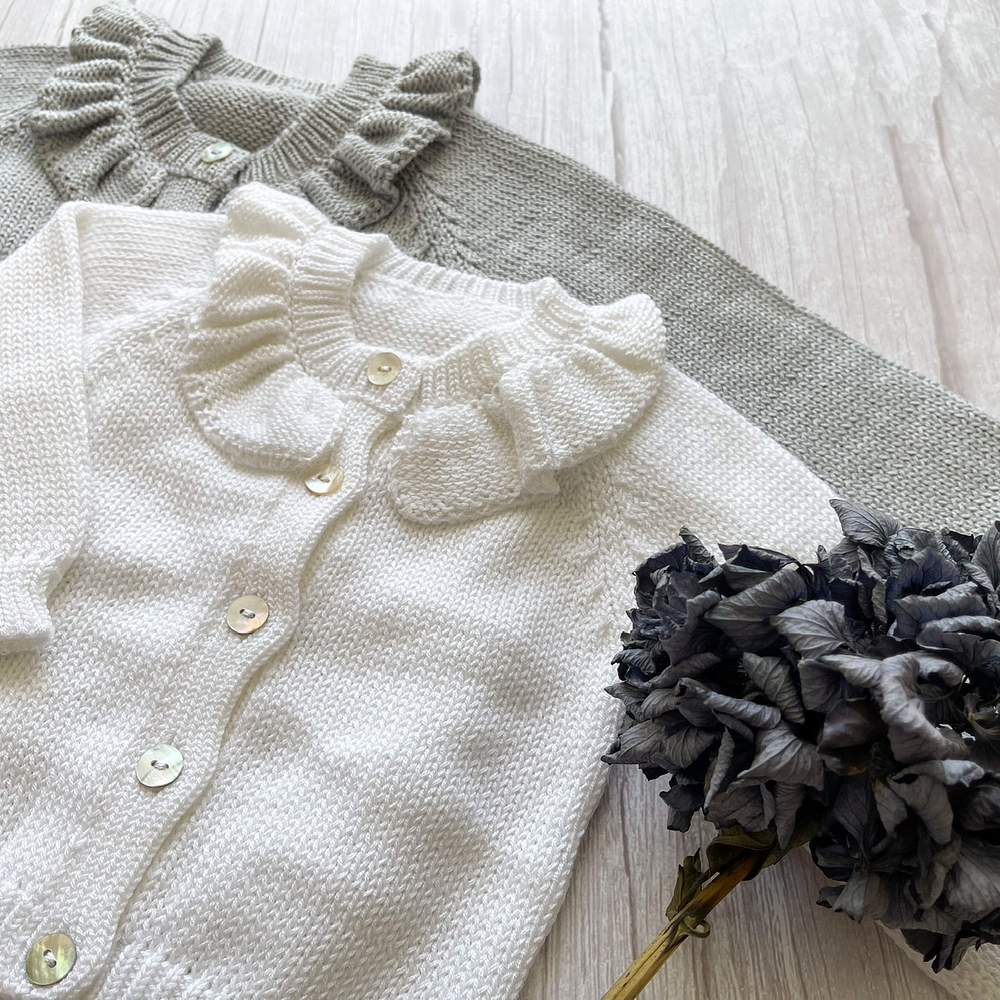 Chaleco Vuelos Algodón Gris