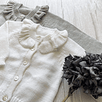 Chaleco Vuelos Algodón Gris