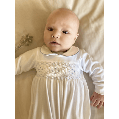 Enterito Smock Celeste