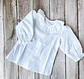 Blusa Blanca Cuello Payaso - Miniatura 3