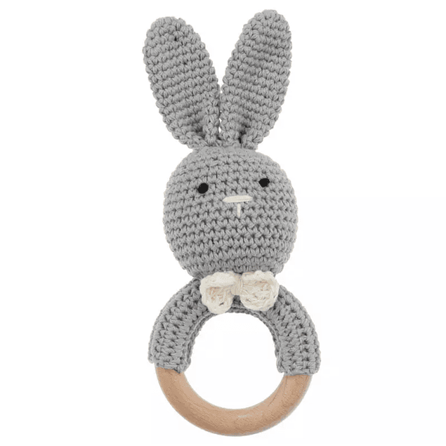 Mordedor de Crochet Conejos Grande