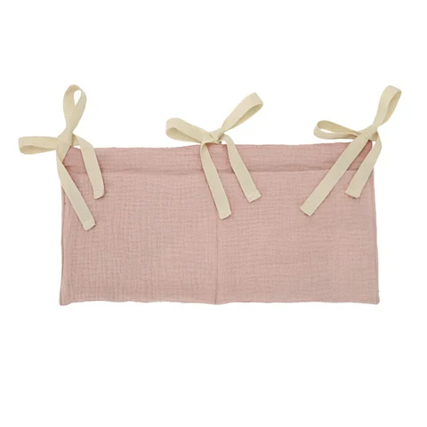 Bolsillo Muselina Cintas Algodón