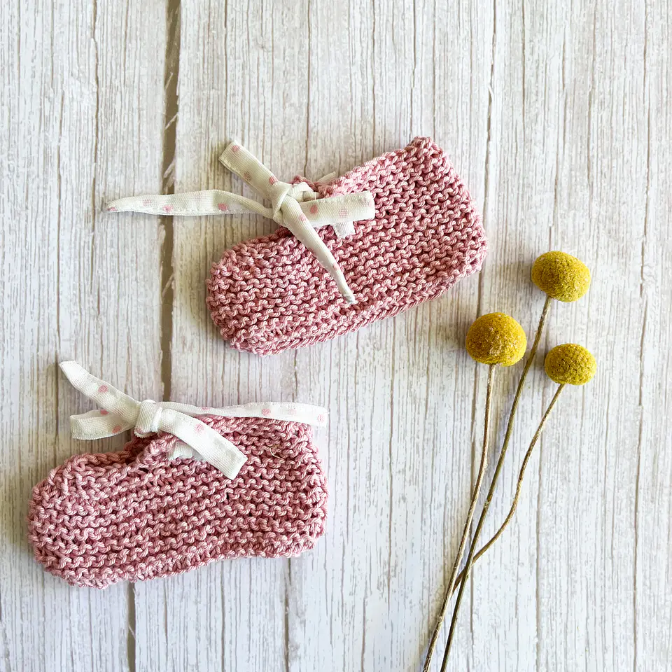 Zapatitos Rosa Puntitos Rosados 1