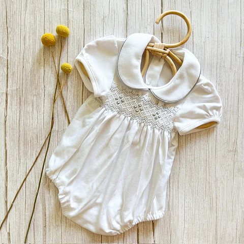 Bombacha Smock Gris Perla