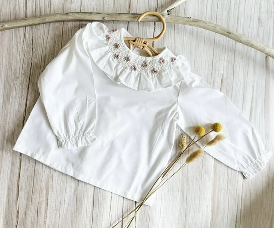 Blusa Amelia Punto Smock 1