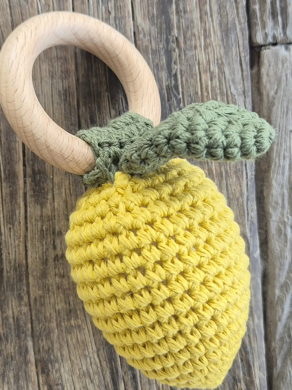 Mordedor de Crochet Limón 2