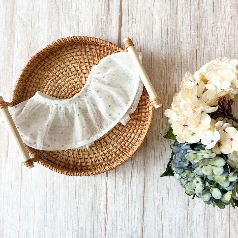 Cuello Lunares Celeste 1