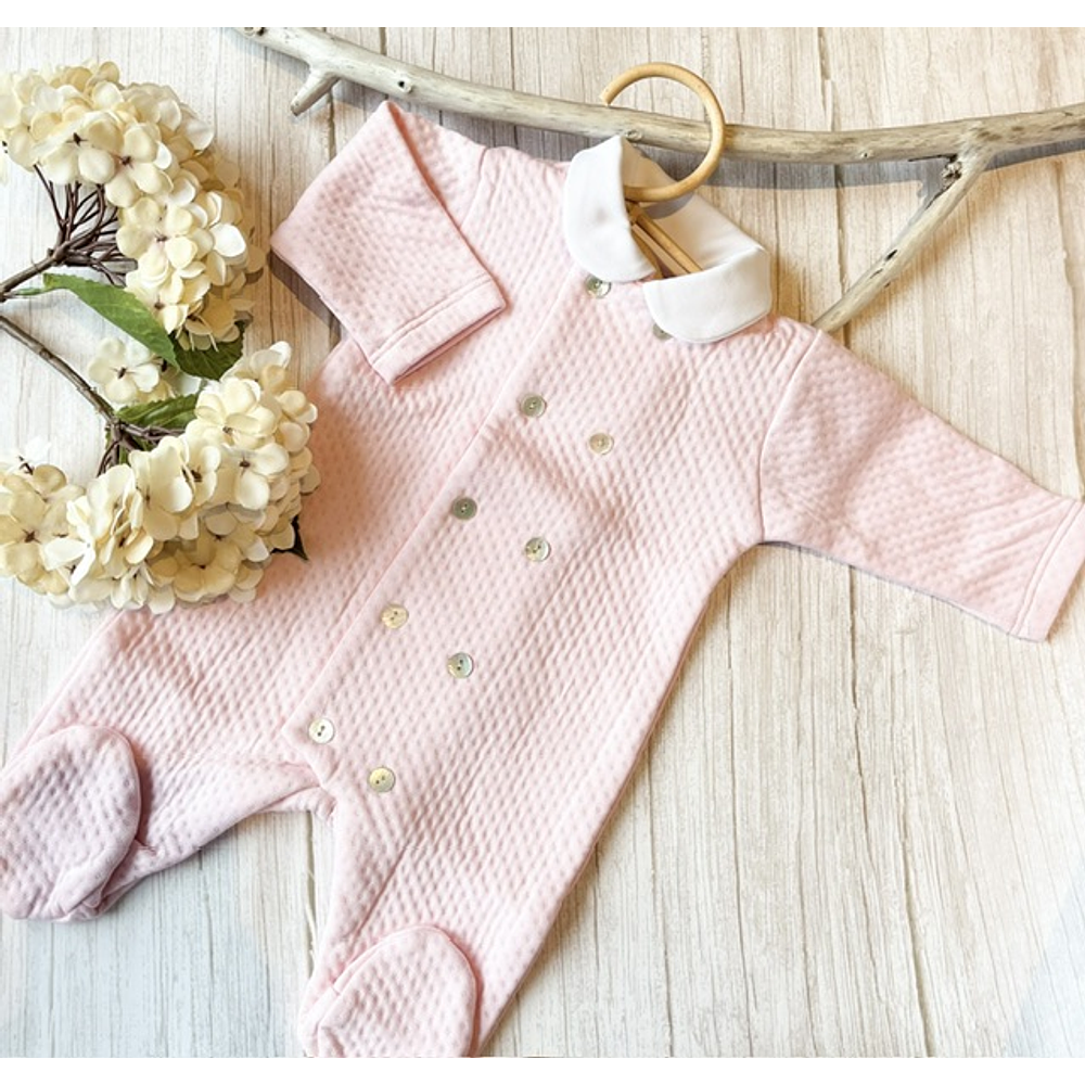 Enterito Pima Botones Rosado