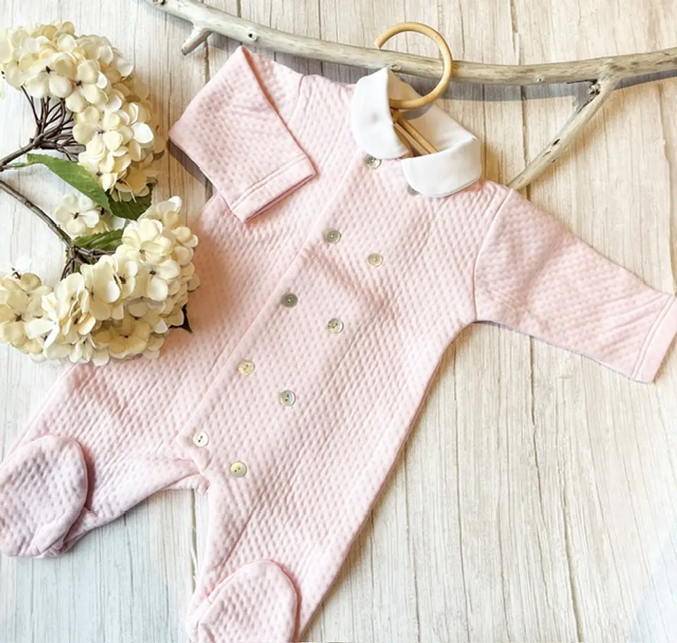 Enterito Pima Botones Rosado 4