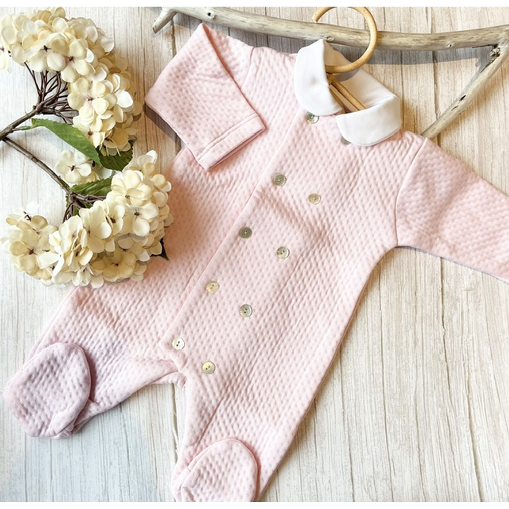 Enterito Pima Botones Rosado