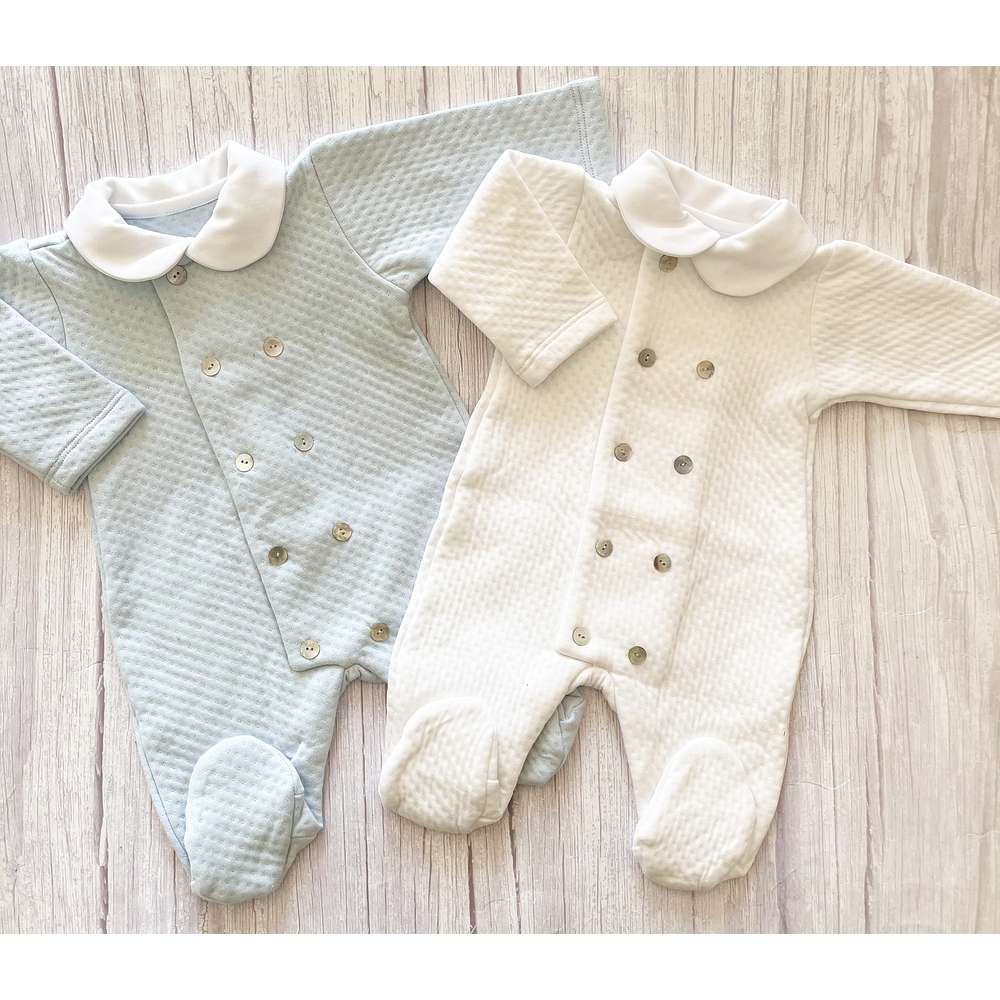 Enterito Pima Botones Blanco