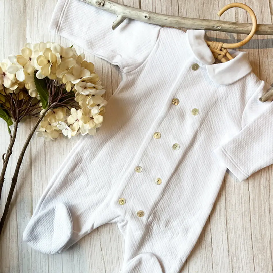 Enterito Pima Botones Blanco 6