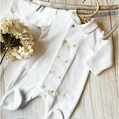 Enterito Pima Botones Blanco