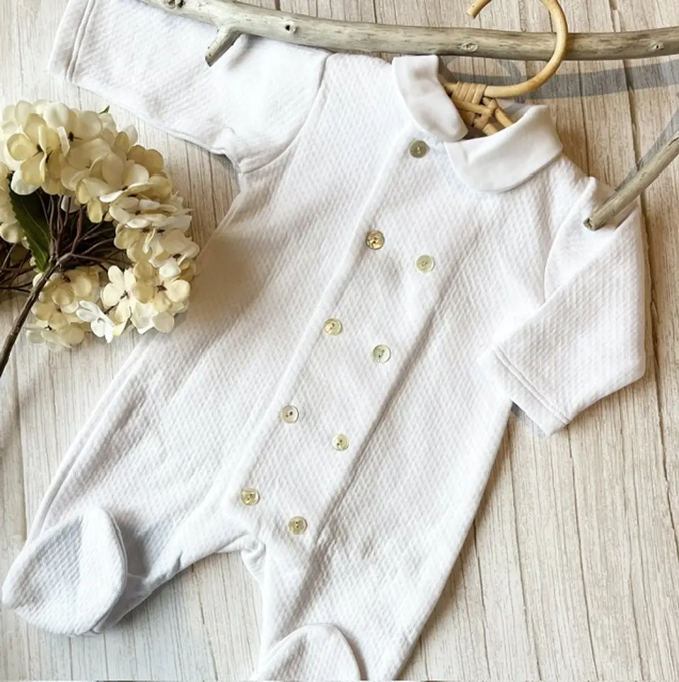 Enterito Pima Botones Blanco 1