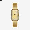 Reloj con tablero rectangular