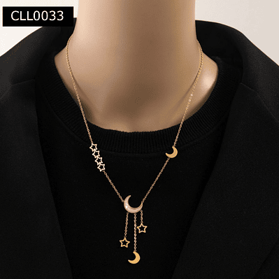 Collar en Acero Inoxidable Noche de Estrellas