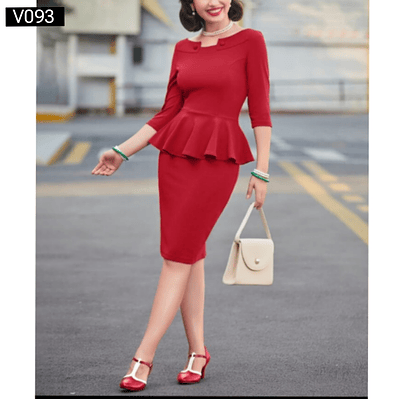 Vestido Elegante con Bolero en la cintura 