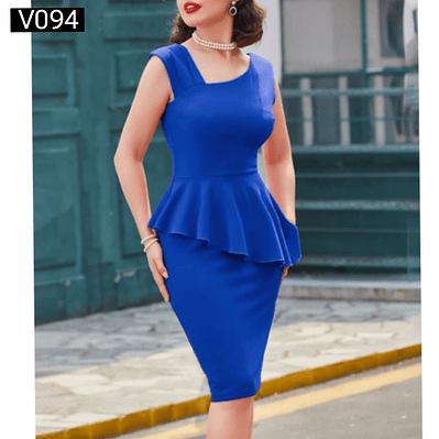 Vestido sin Manga con bolero 