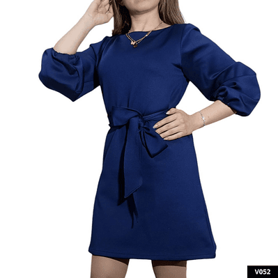 Vestido de  moda manga bombacha