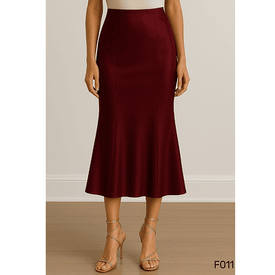 Falda Sirena Satinada