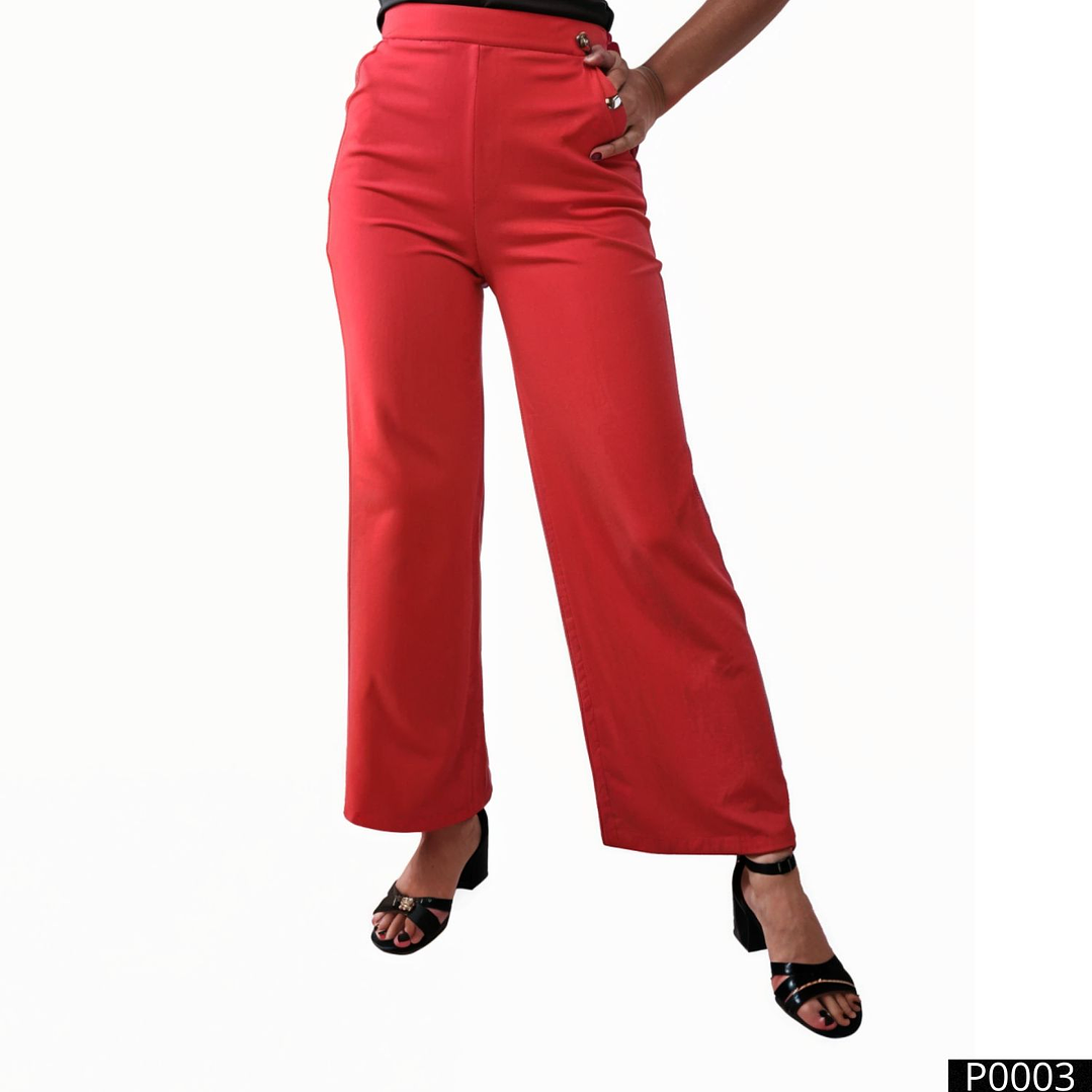 Pantalón Bota Ancha con Bolsillos 1