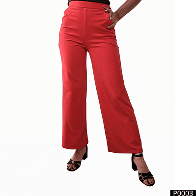 Pantalón Bota Ancha con Bolsillos