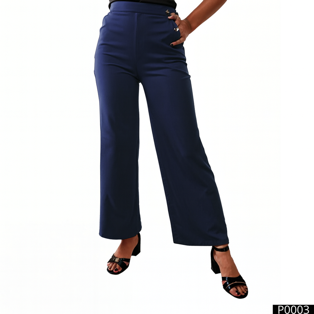 Pantalón Bota Ancha con Bolsillos 2