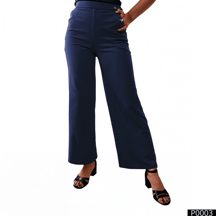 Pantalón Bota Ancha con Bolsillos 2