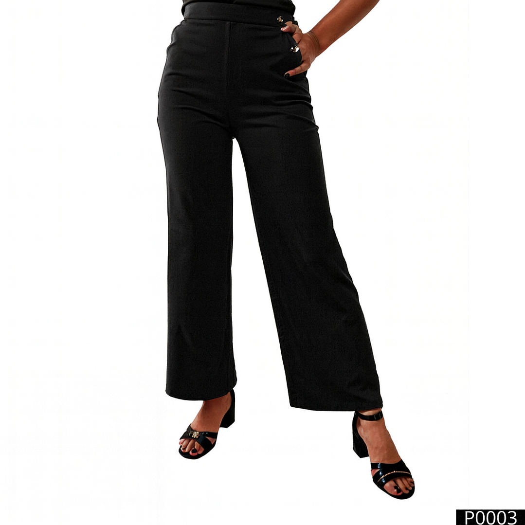 Pantalón Bota Ancha con Bolsillos 4